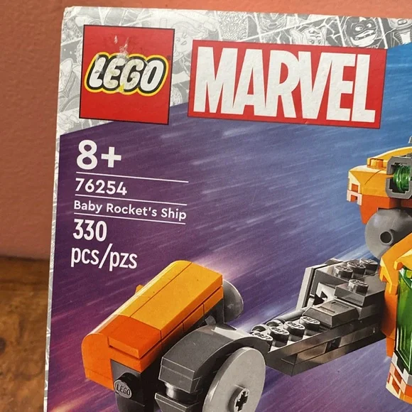 LEGO Marvel Guardians Of The Galaxy 76254 Baby Rockets Ship 330 pcs NEW - Picture 2 of 9